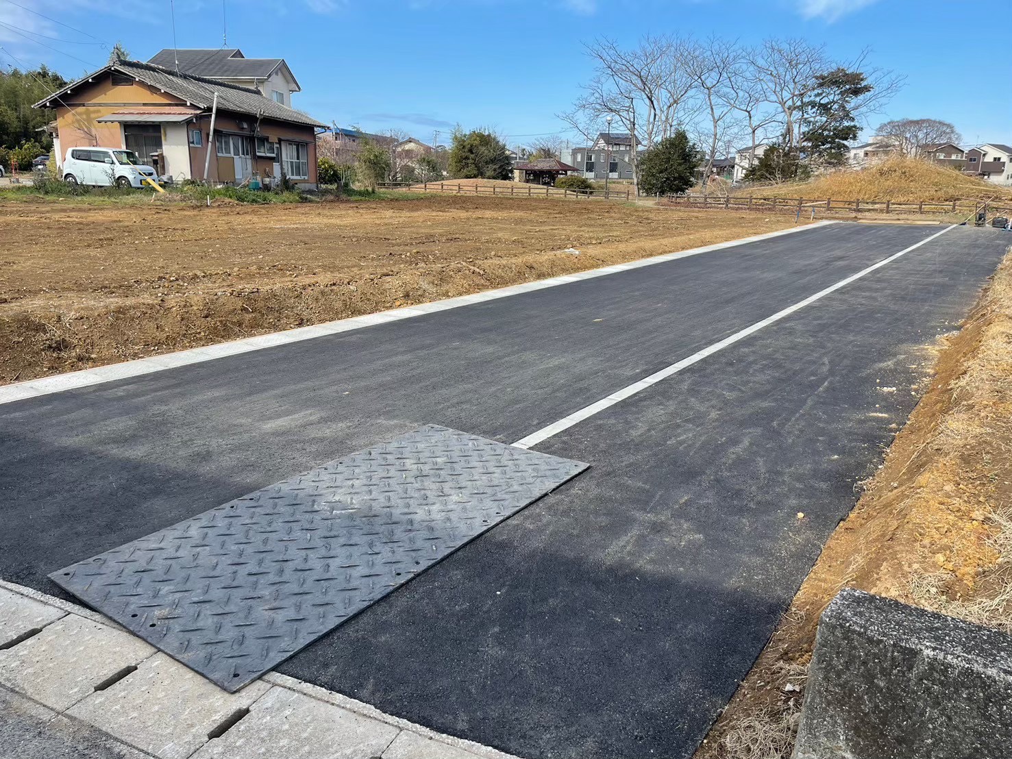 分譲地 道路舗装